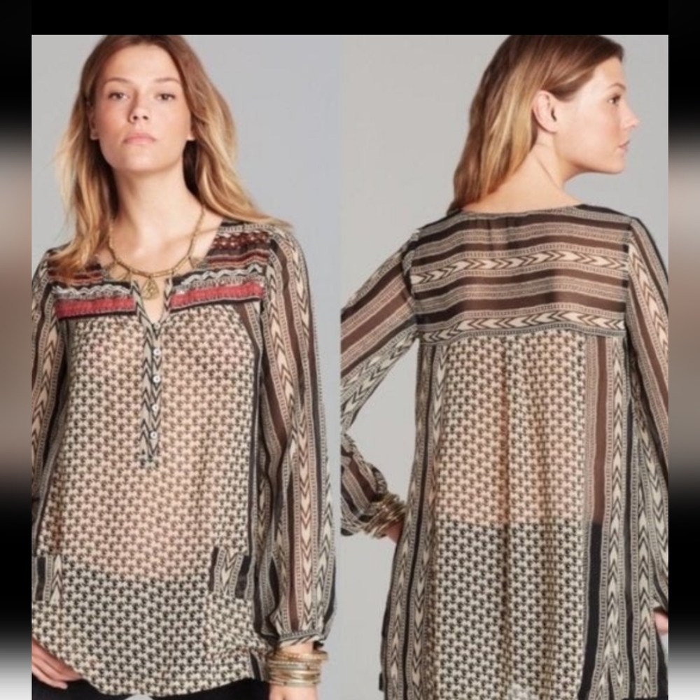 Free People flowy shirt
